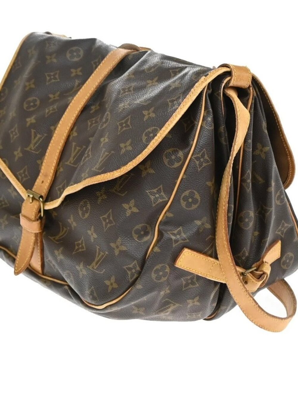 LOUIS VUITTON Saumur 35 Shoulder Bag Monogram Leather BN France M42254 64YJ101 - Picture 2 of 14